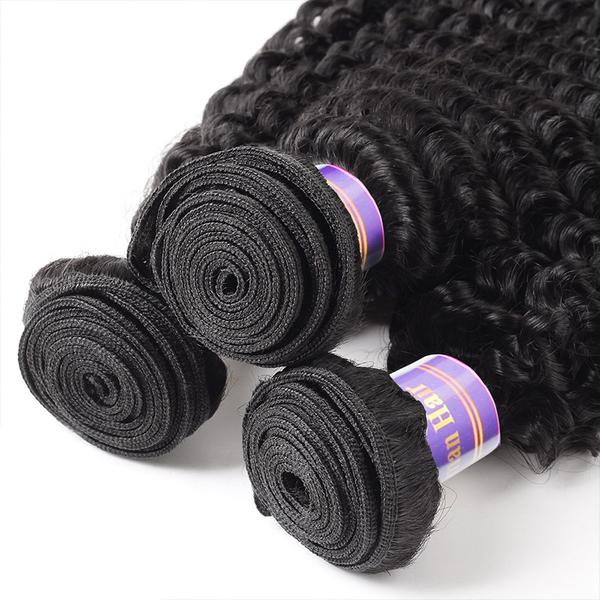 Brazilian Curly Wave 3 Bundles Virgin Human Hair