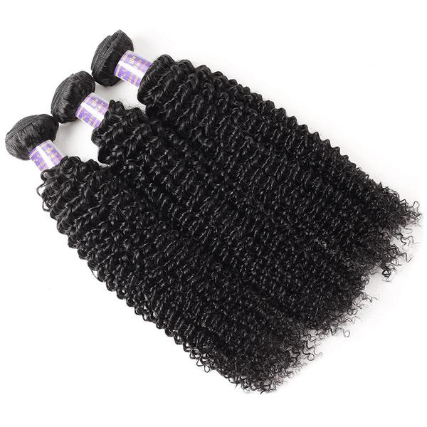 Brazilian Curly Wave 3 Bundles Virgin Human Hair