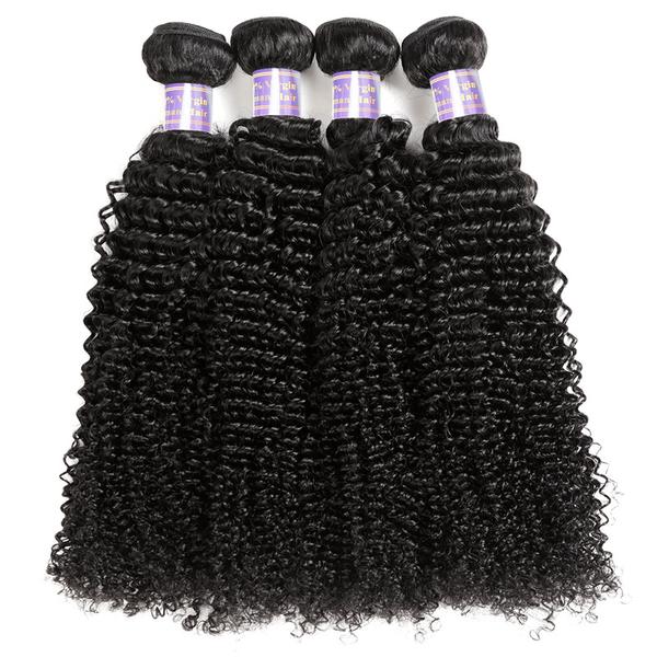 Brazilian Curly Wave 4 Bundles Virgin Human Hair