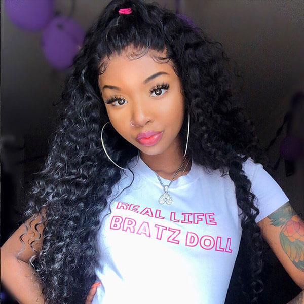 Brazilian Deep Wave 3 Bundles Virgin Human Hair Extensions