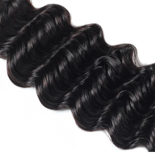 Brazilian Deep Wave 3 Bundles Virgin Human Hair Extensions