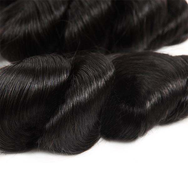 Brazilian Loose Wave Virgin Human Hair Weave 3 Bundles